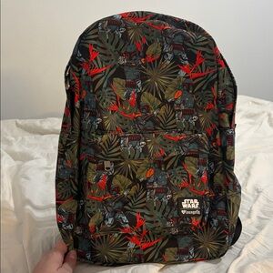 Star Wars Boba Fett Loungefly Tropical design full size backpack